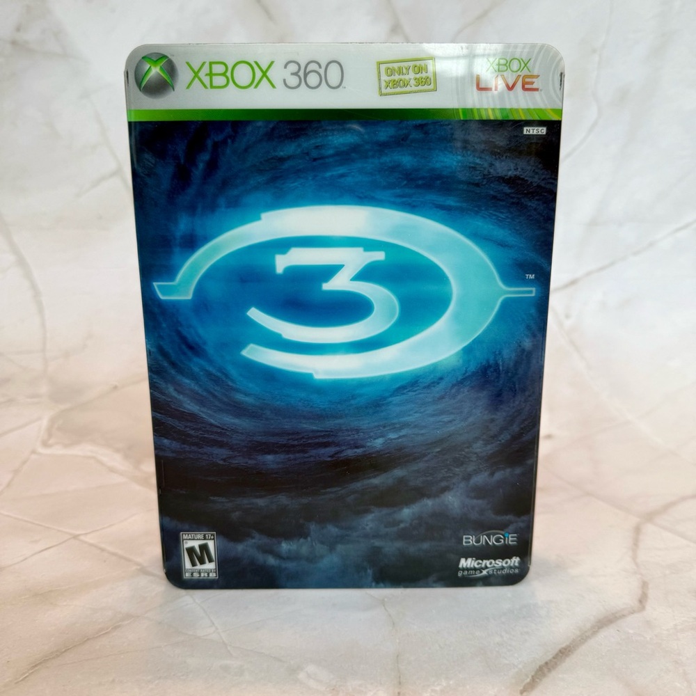 Halo 3 Limited Collector's Edition Steelbook (Microsoft Xbox 360, 2007) Complete
